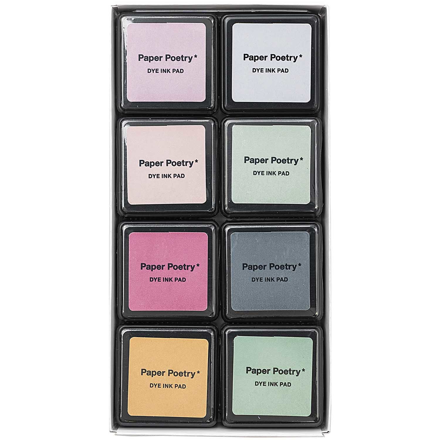 Rico Design Stempelkissen – 8er-Set – 30 × 30 mm