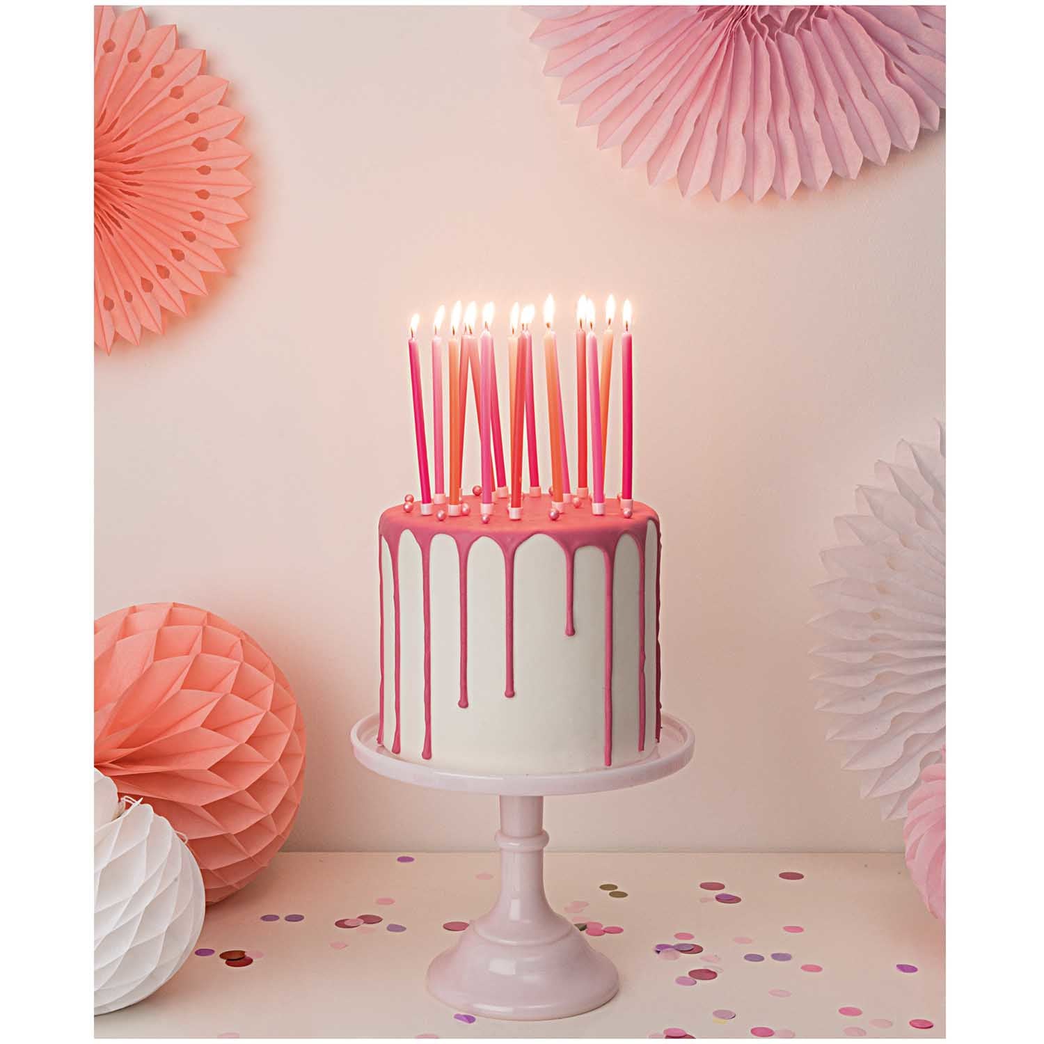 Rico Design Wabenpapier Bälle – weiss – Ø 20, 25 und 30 cm – Papier – 3 Stk – mit Klettverschluss