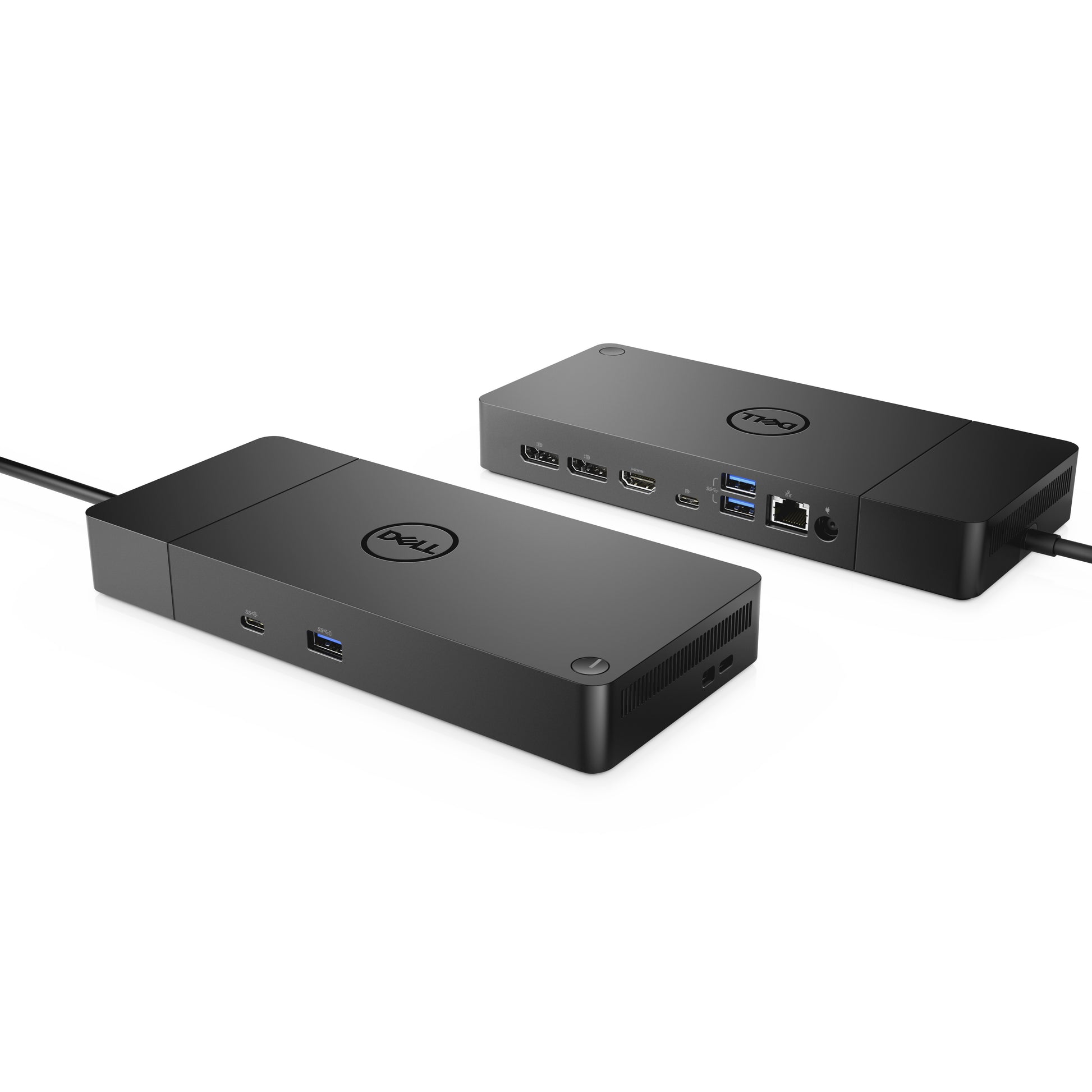 DELL WD19S Dockingstation – USB-C, 2× DP, 1× HDMI, 3× USB-A, 2× USB-C, 180 W PD, GbE, für Windows/Linux