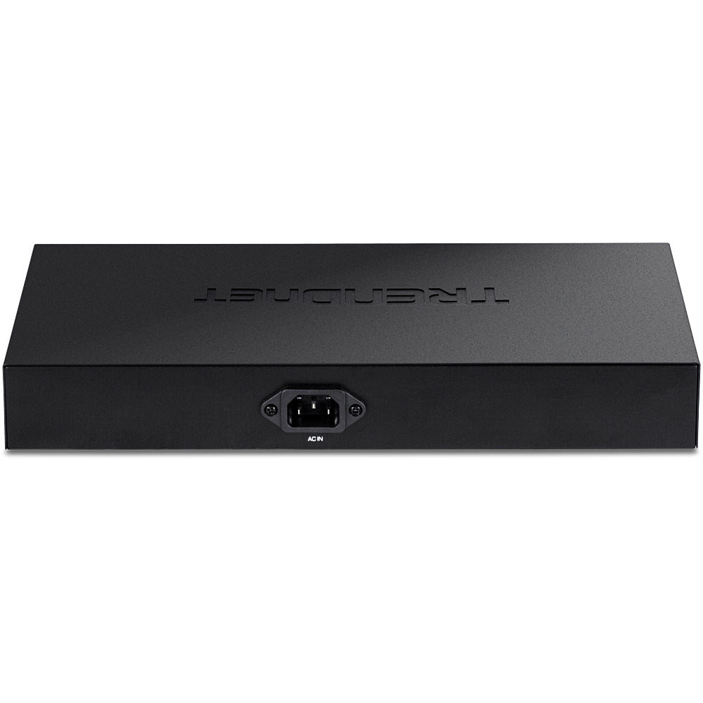 Trendnet TPE-1021WS – Verwalteter L2/L3/L4 Switch – 8× 1G, 2× SFP, PoE+, PoE-Budget 130 W, 19", 1U