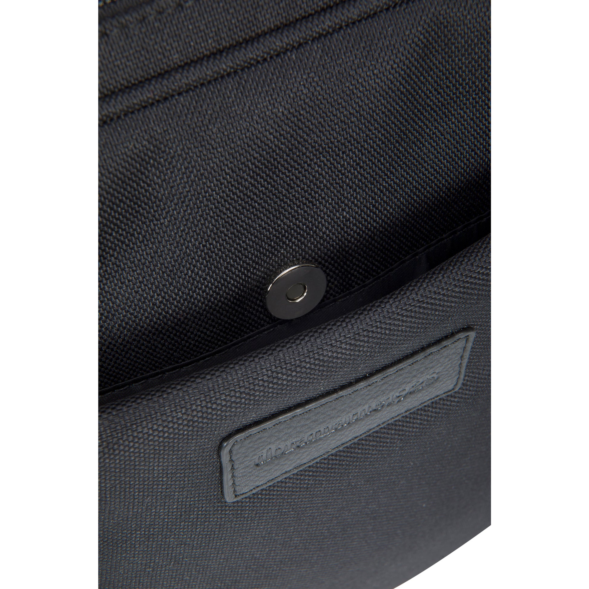 dbramante1928 Notebook-Rucksack Champs-Elysees – für 15″, Leder/Polyester – Schwarz, 310 × 400 × 130 mm