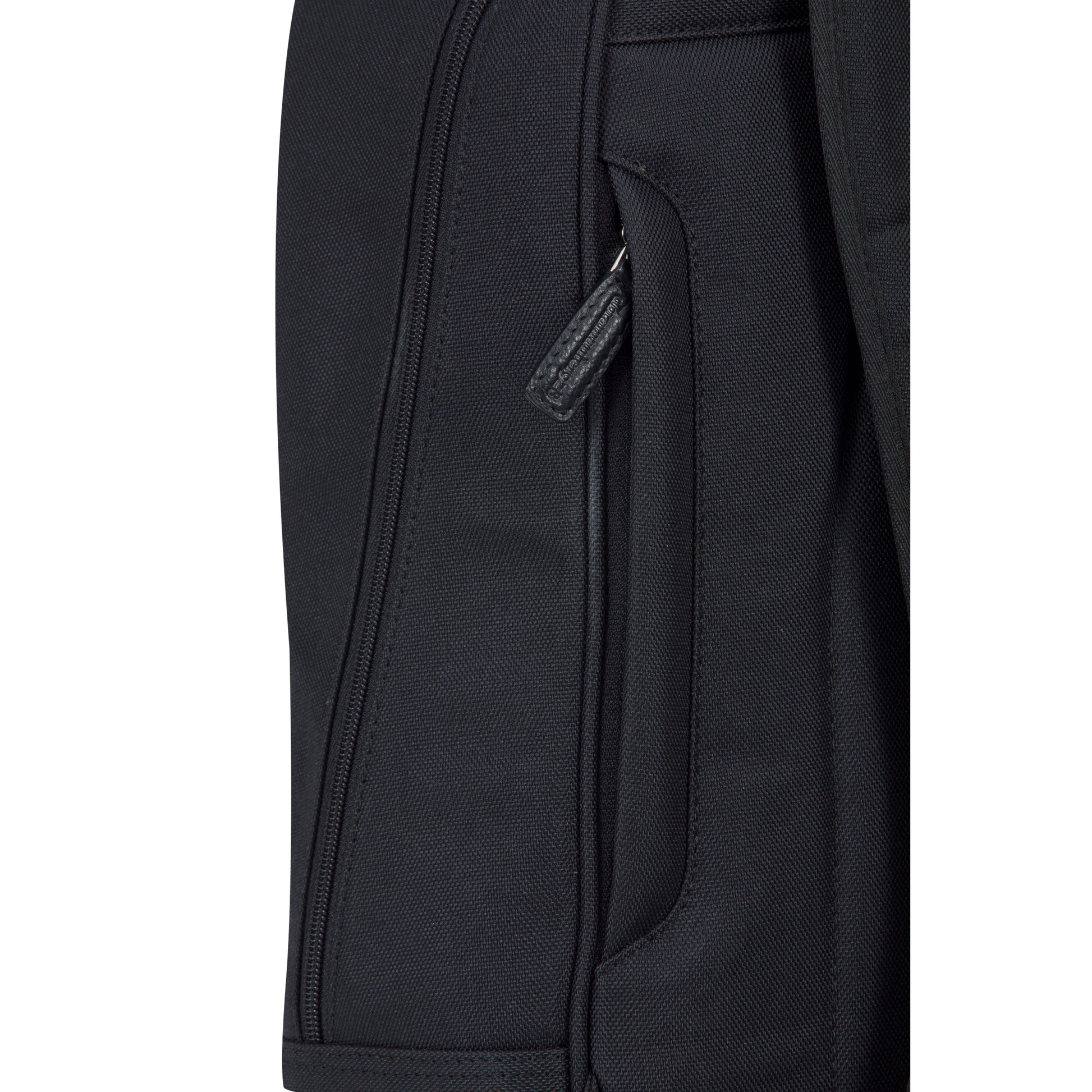 dbramante1928 Notebook-Rucksack Champs-Elysees – für 15″, Leder/Polyester – Schwarz, 310 × 400 × 130 mm