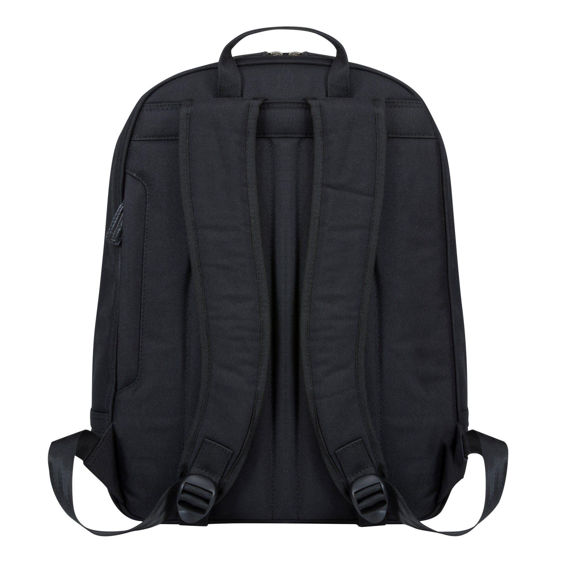 dbramante1928 Notebook-Rucksack Champs-Elysees – für 15″, Leder/Polyester – Schwarz, 310 × 400 × 130 mm