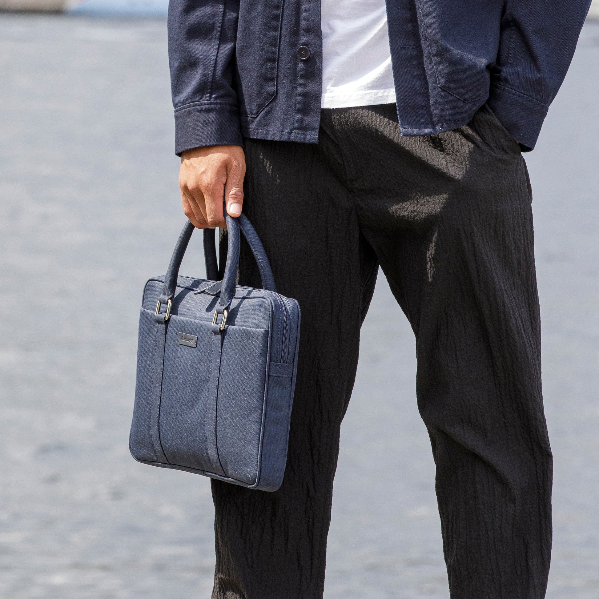 dbramante1928 Notebook-Tasche bis 14" – Reissverschluss, Blau