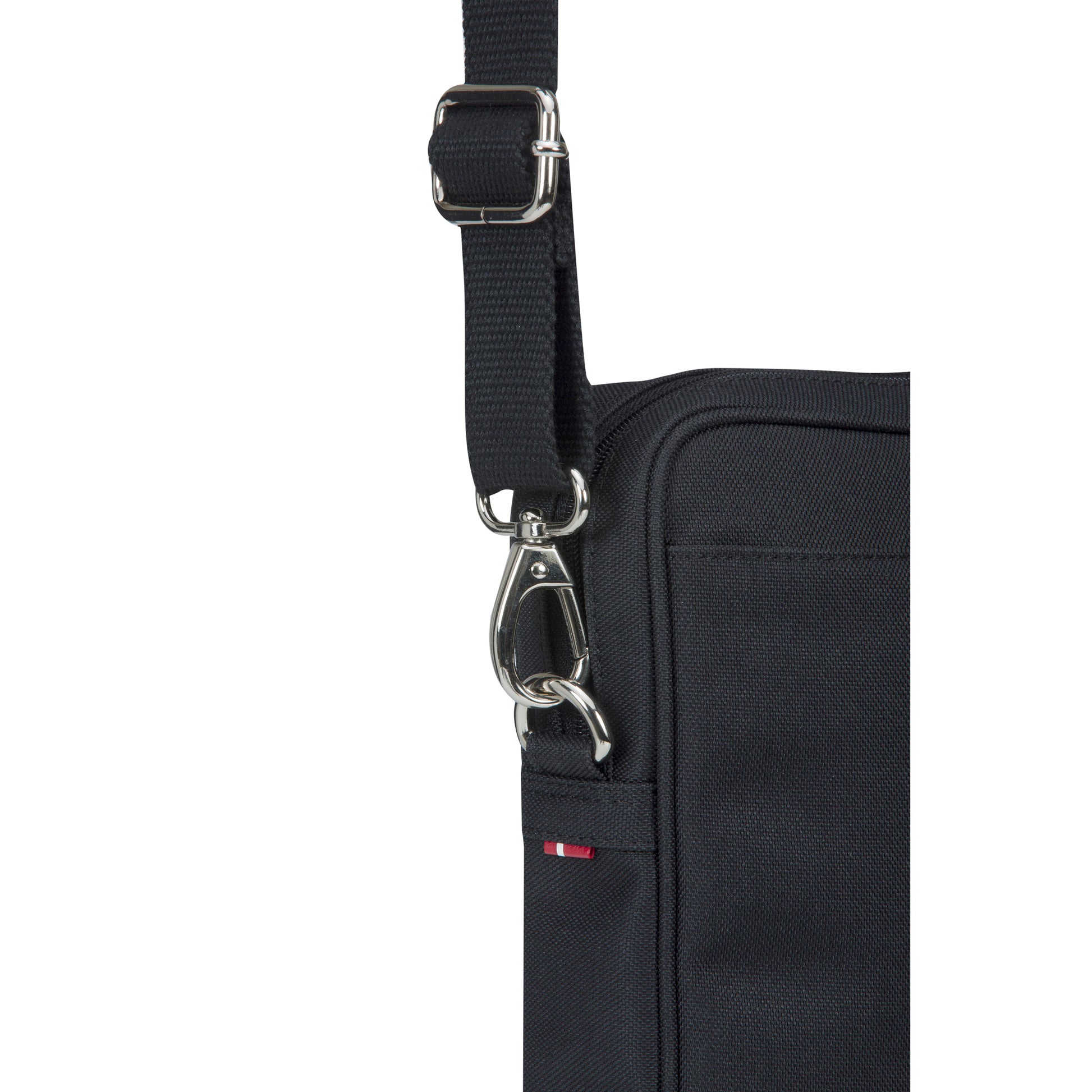 dbramante1928 Fifth Avenue Notebook-Tasche bis 15" – mit Schultergurt – Schwarz