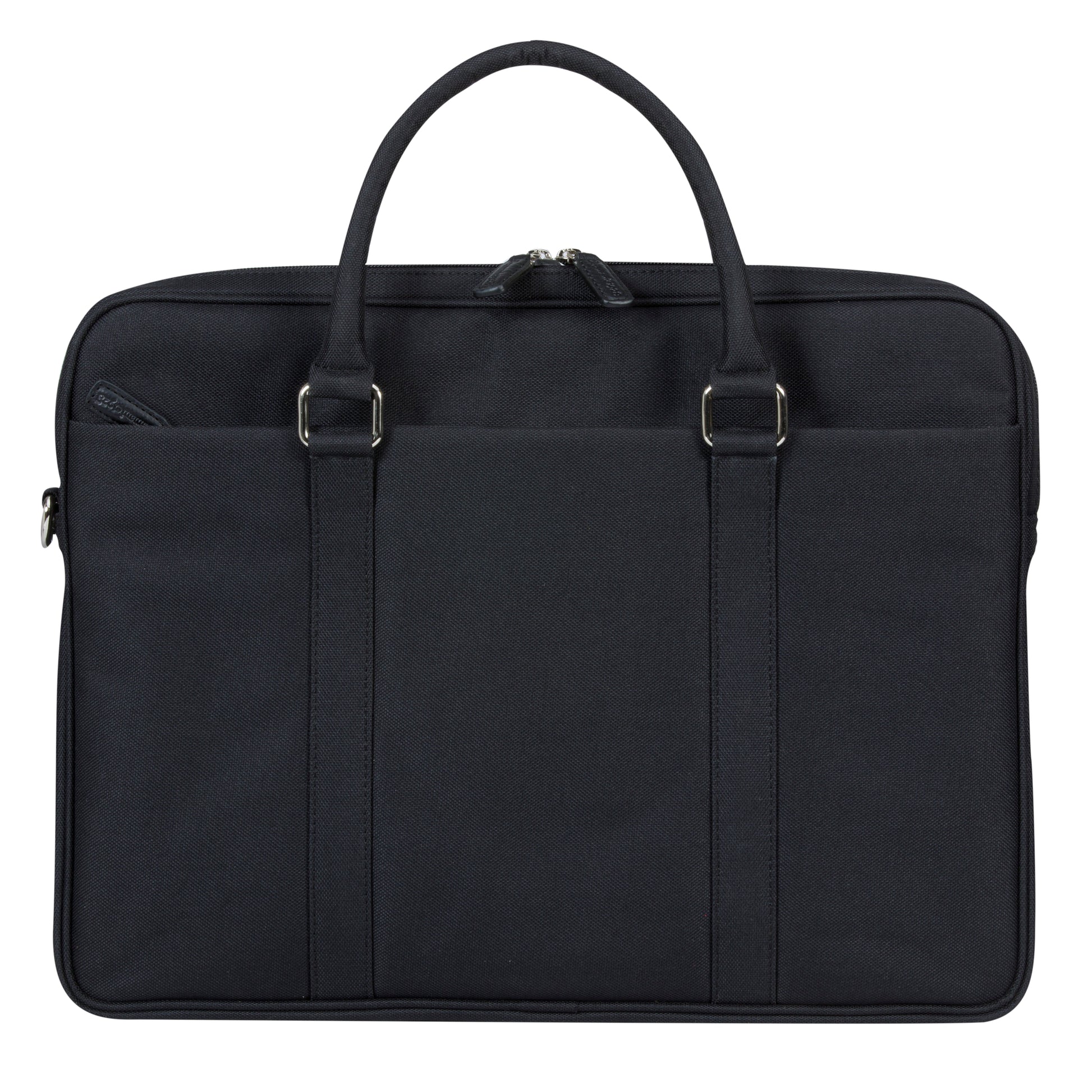 dbramante1928 Notebook-Tasche bis 16" – 2 Fächer, abnehmbarer Schultergurt – Schwarz