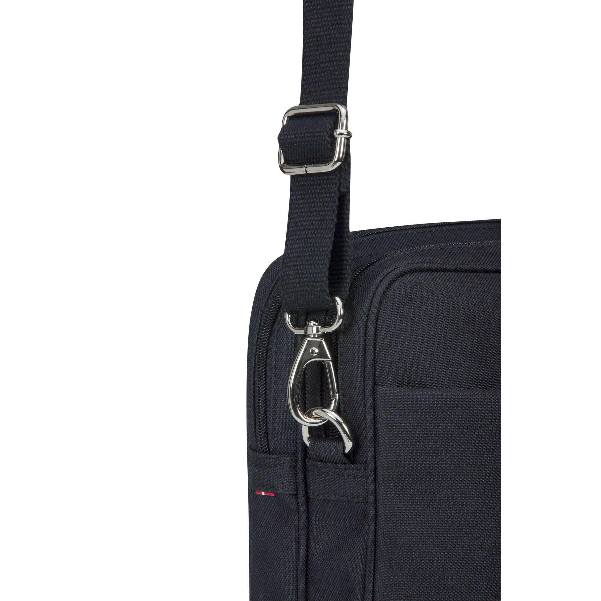 dbramante1928 Notebook-Tasche bis 16" – 2 Fächer, abnehmbarer Schultergurt – Schwarz