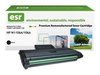 esr 106A (W1106A) Schwarzer Toner – Kompatibel – 3'000 Seiten – für HP