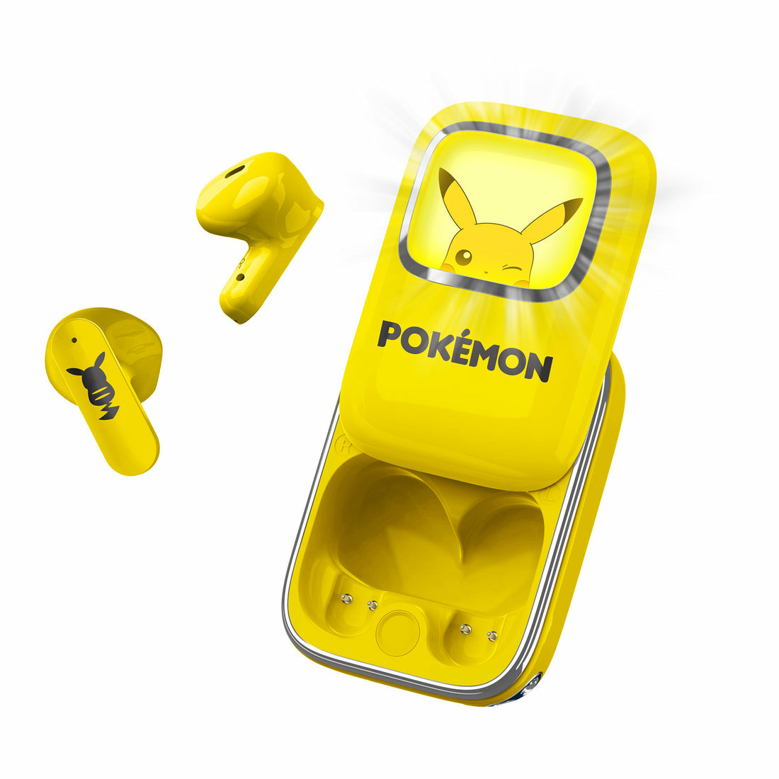 OTL Technologies OTL PK1270 – True Wireless In-Ear Kopfhörer – Bluetooth 5.3, USB-C Ladecase, Mikrofon – Gelb – bis 24 h