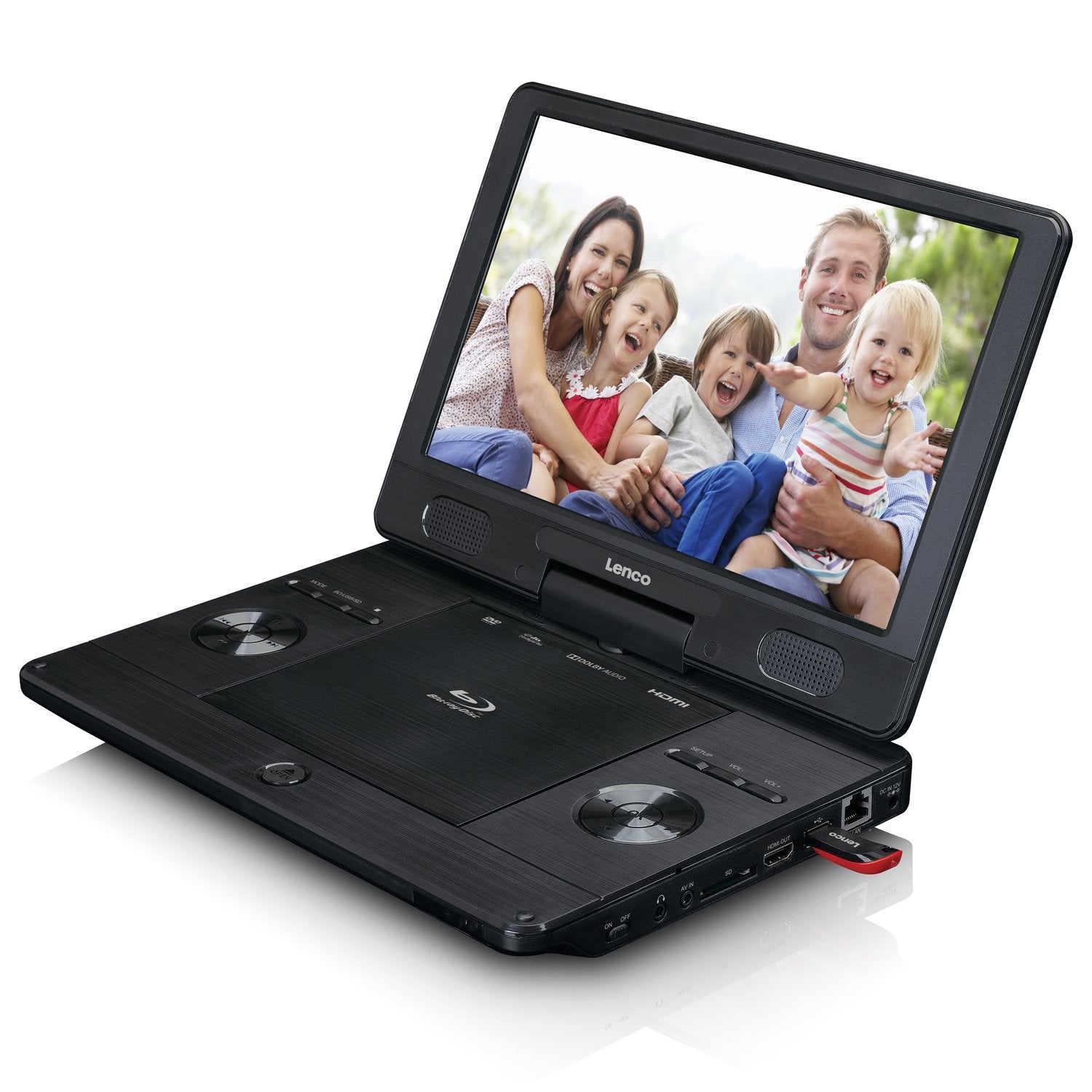 Lenco BRP-1150 – 11,5" WXGA, Tragbarer Blu-ray-Player
