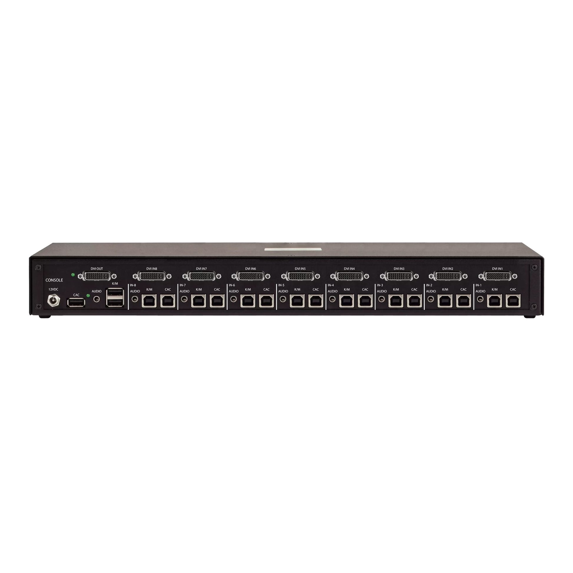 StarTech.com 8-Port DVI-I Secure KVM-Switch – 2560 × 1600/60 Hz, USB 2.0-Hub, Audio, Desktop, NIAP 4.0
