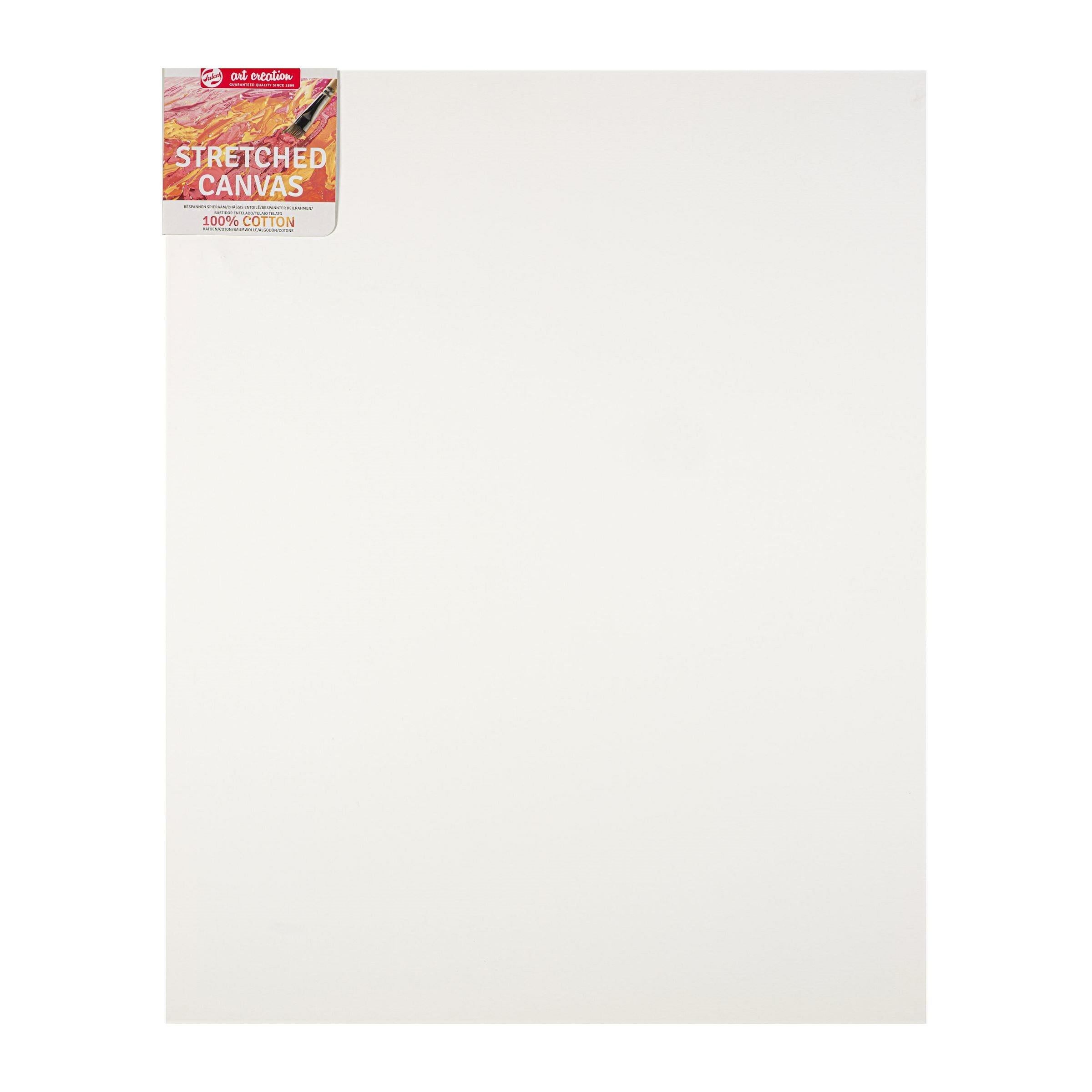 Talens Vorgespannte Leinwand, Baumwolle, 80 × 100 × 2 cm, Beige
