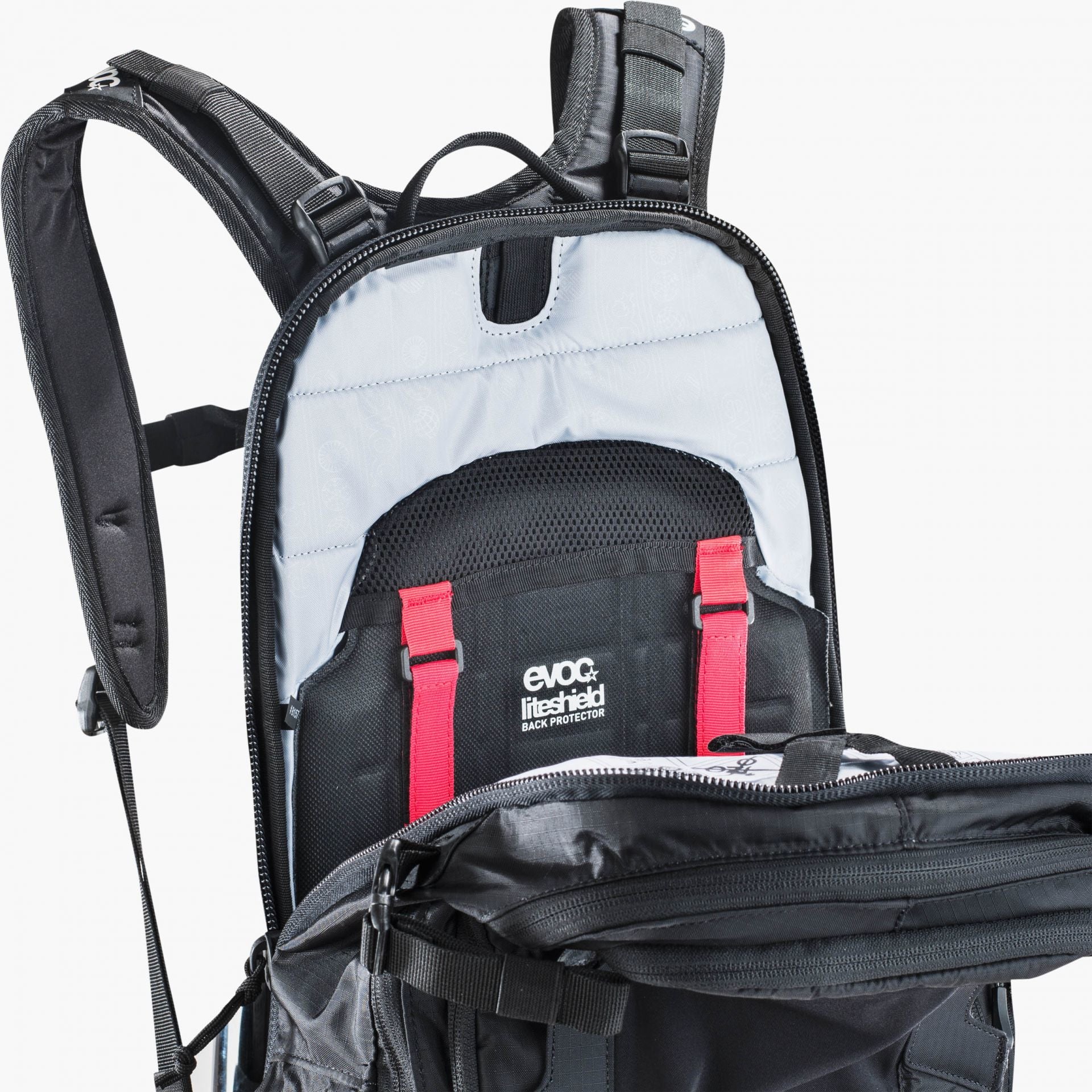 EVOC FR Trail Blackline – Bike-Rucksack – 20 l, Trinksystem, schwarz