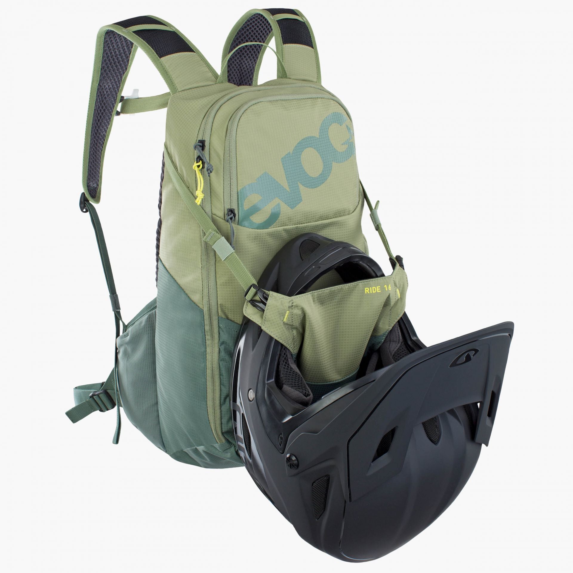 EVOC Ride – Bike-Rucksack – 16 l, Trinksystem, olivgrün