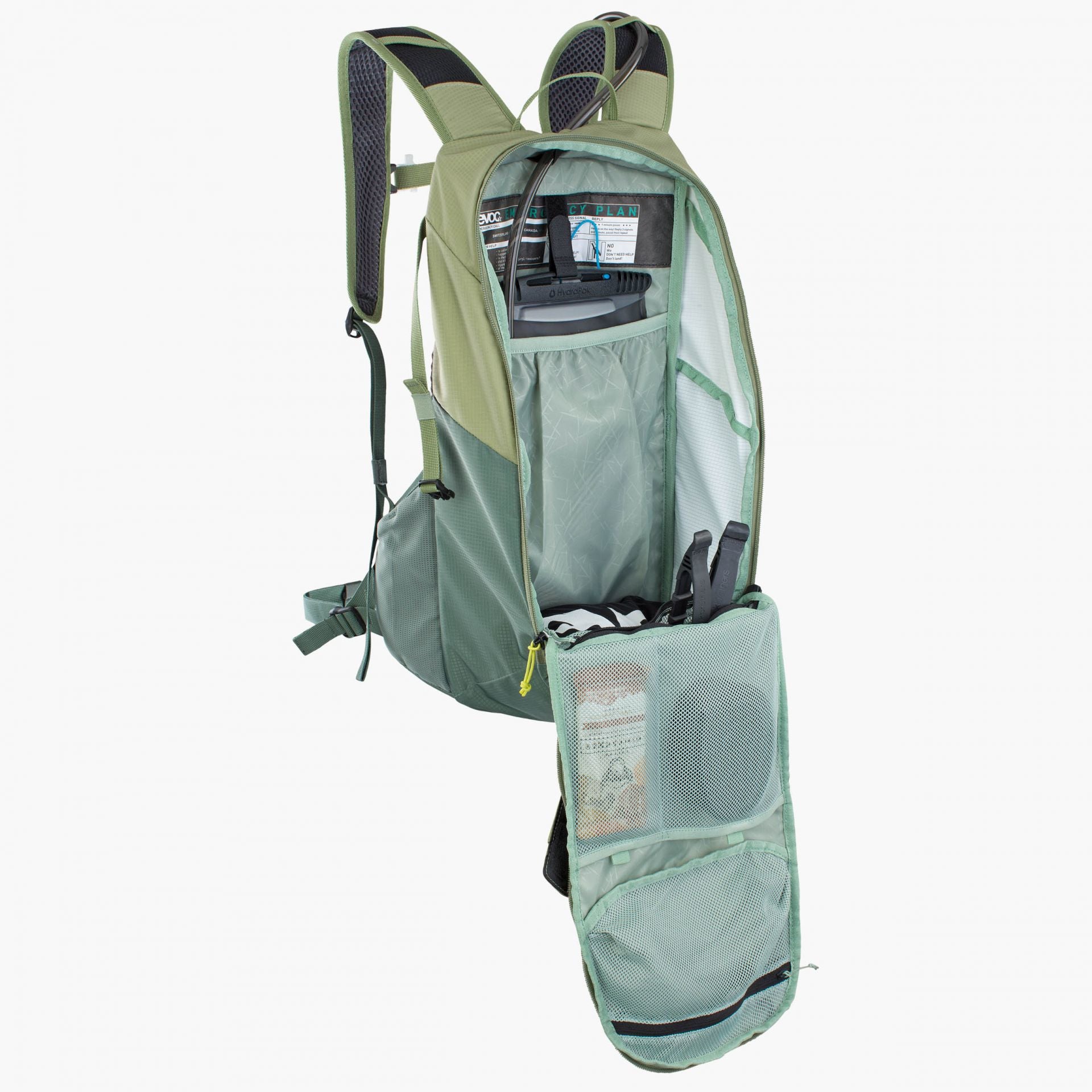 EVOC Ride – Bike-Rucksack – 16 l, Trinksystem, olivgrün
