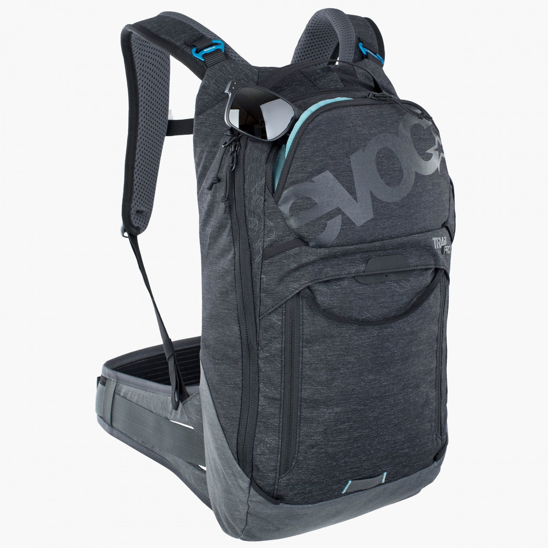 EVOC Trail Pro – Bike-Rucksack – 10 l, Trinksystem, Schwarz