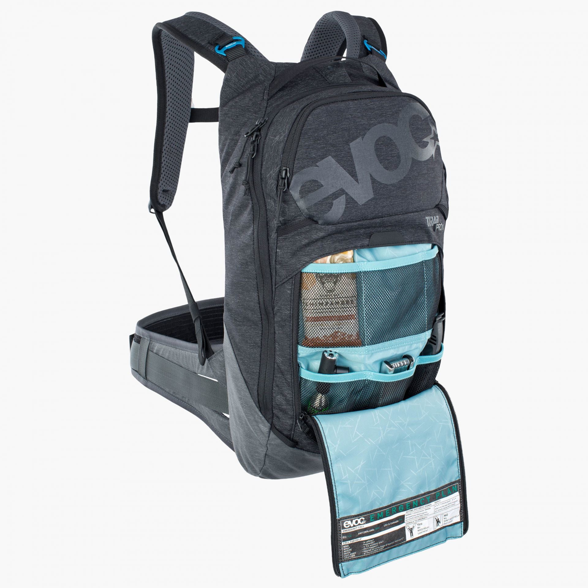 EVOC Trail Pro – Bike-Rucksack – 10 l, Trinksystem, Schwarz