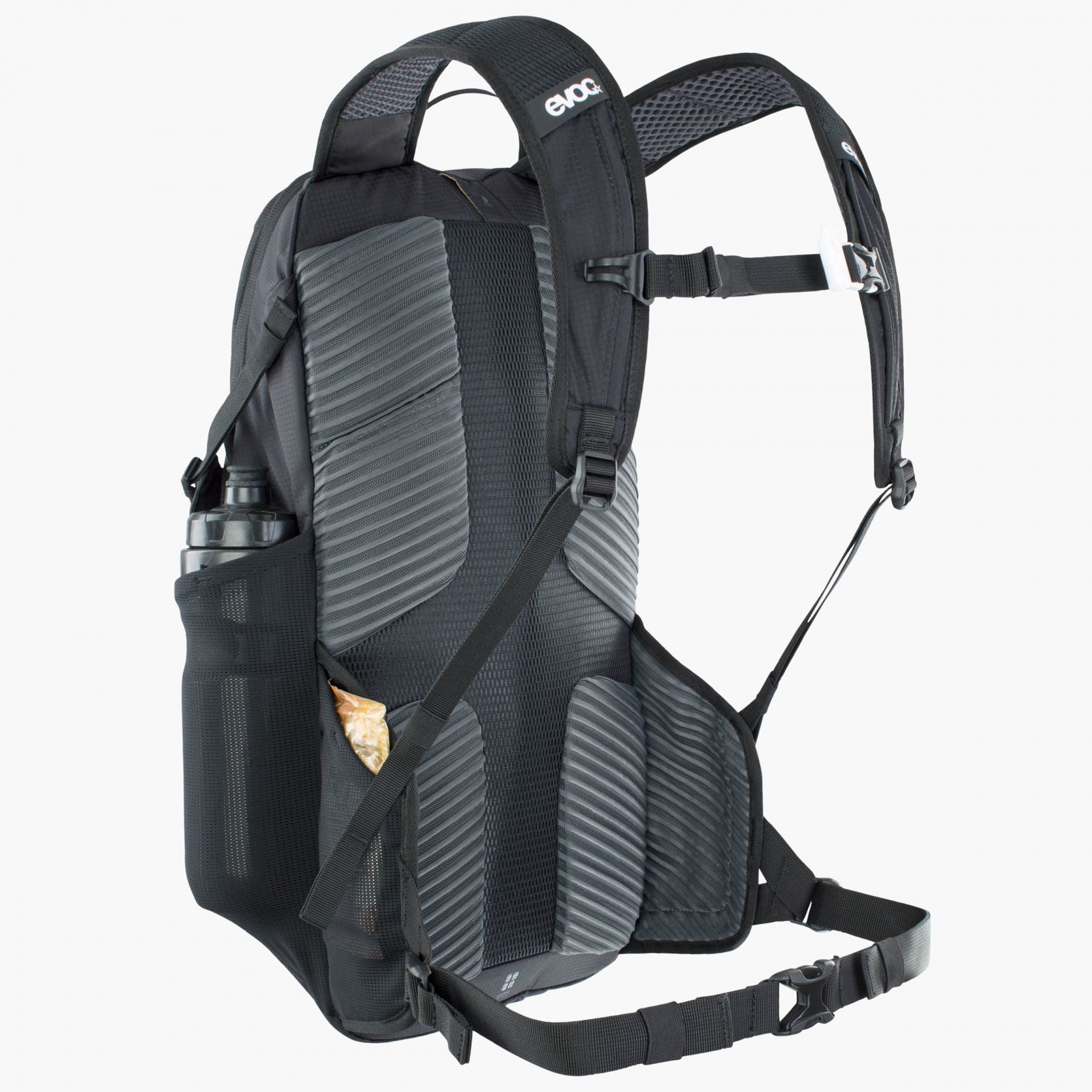 EVOC Sportrucksack Ride – 16 l, mit Helmfixierung, Nylon – Schwarz, 240 × 490 × 140 mm