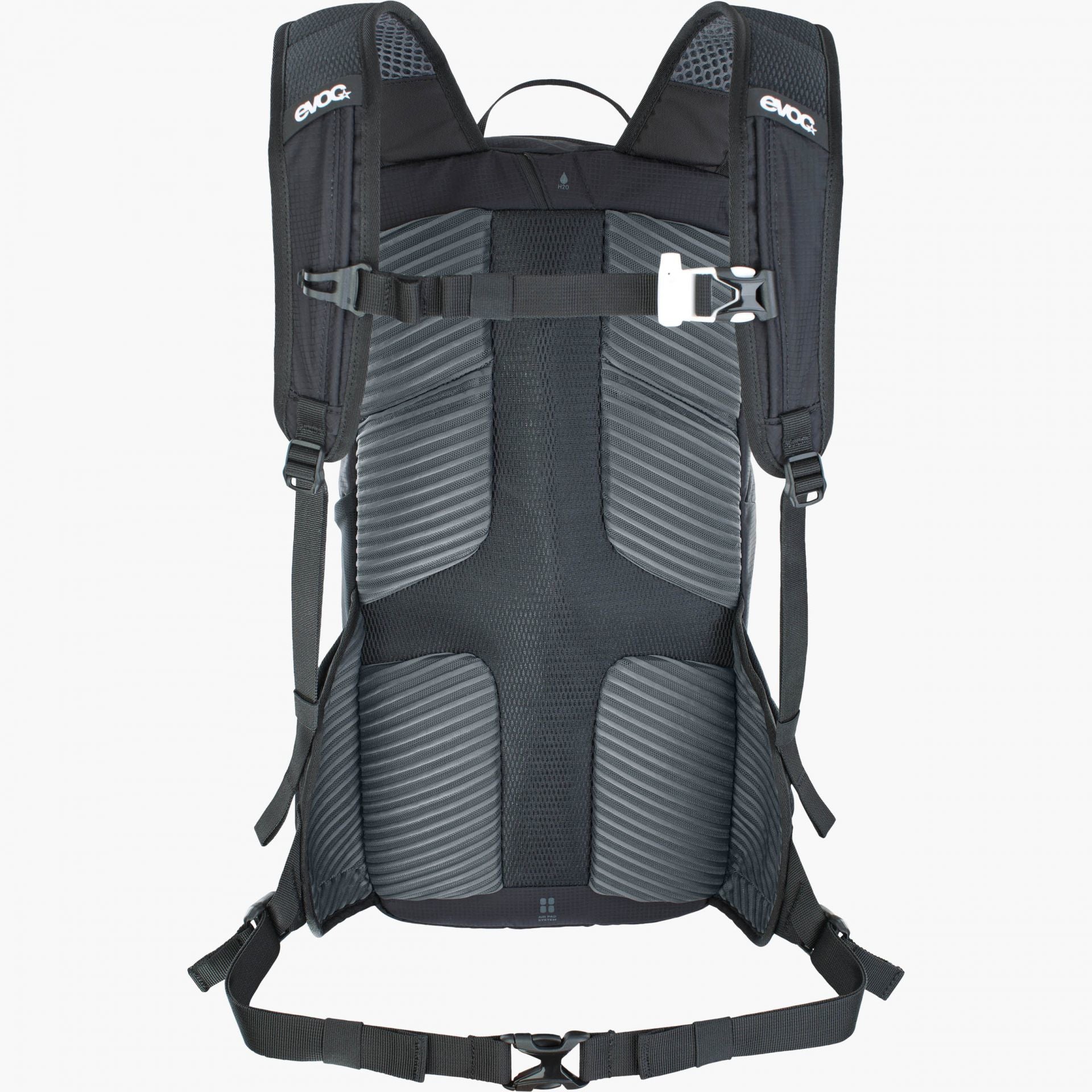 EVOC Sportrucksack Ride – 16 l, mit Helmfixierung, Nylon – Schwarz, 240 × 490 × 140 mm