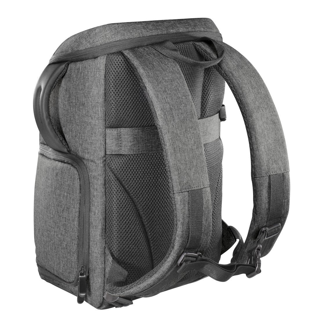 Hama Terra Kamerarucksack – Innenmasse 220×135×220 mm – mit Tabletfach, Regenhülle – Grau – Polyester