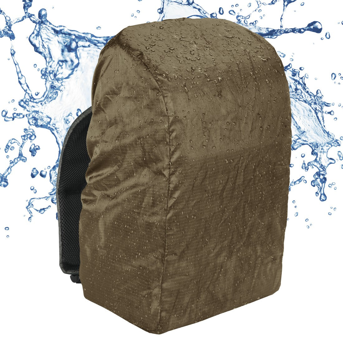 Hama Terra Kamerarucksack – Innenmasse 220×135×220 mm – mit Tabletfach, Regenhülle – Grau – Polyester