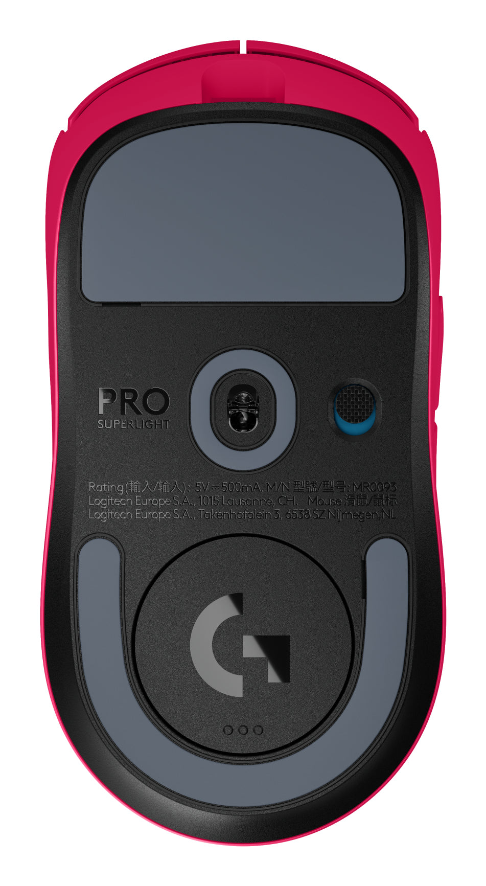 Logitech G PRO X SUPERLIGHT 2 – Gaming-Maus – Kabellos (2,4 GHz), 32000 DPI, Rechts, Magenta
