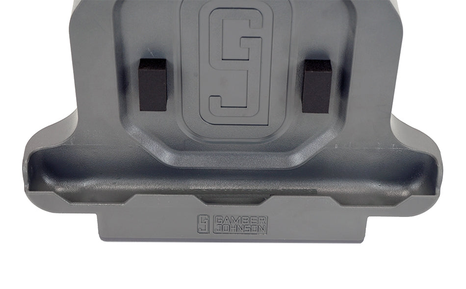 Gamber-Johnson SLIM Fahrzeug-Dock für Zebra ET51/56 – VESA 75×75, stossfest – Schwarz