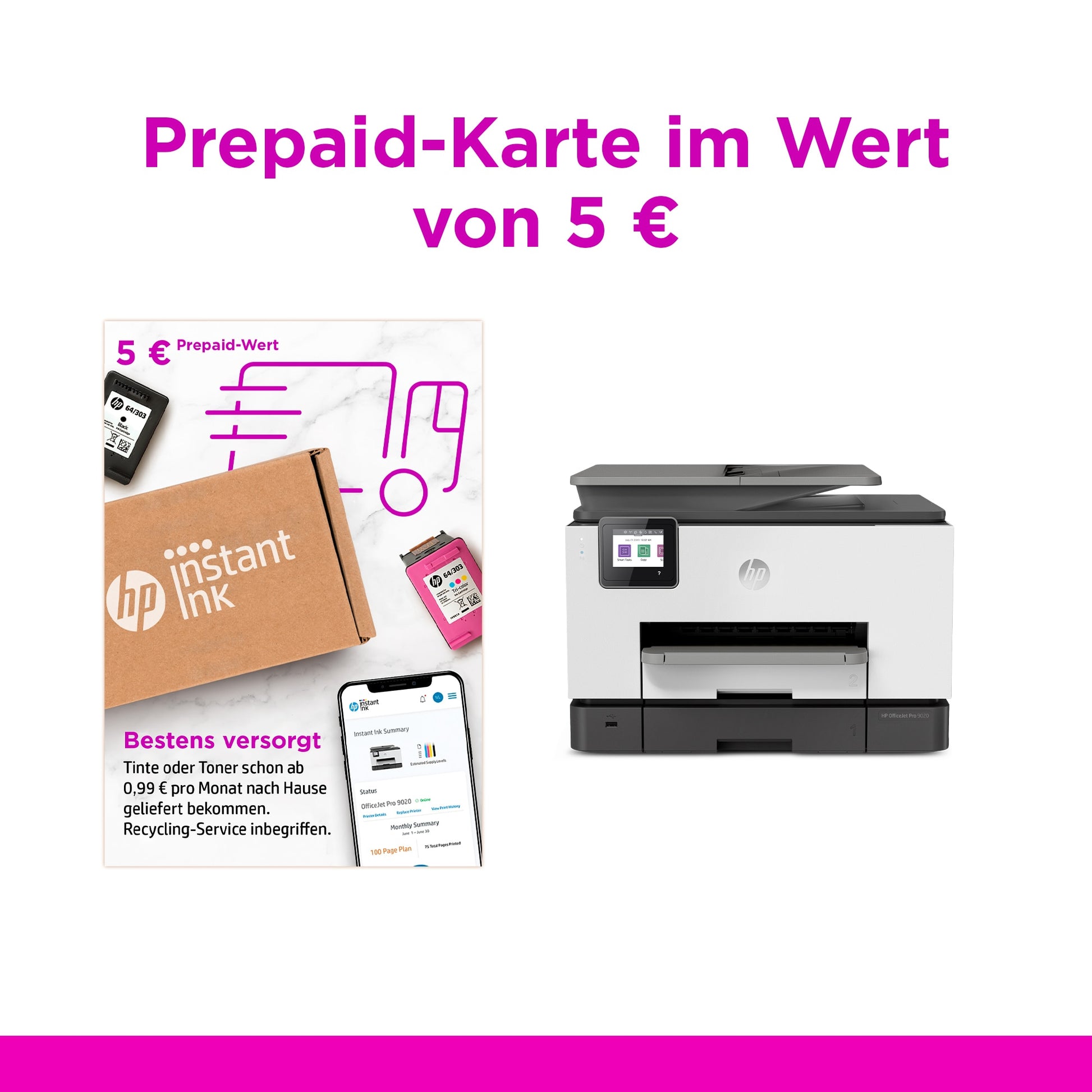 HP ENVY Pro 6420 – Farbtintenstrahl-Multifunktionsdrucker, A4, 4-in-1, Duplex, ADF, WLAN, AirPrint, Mopria