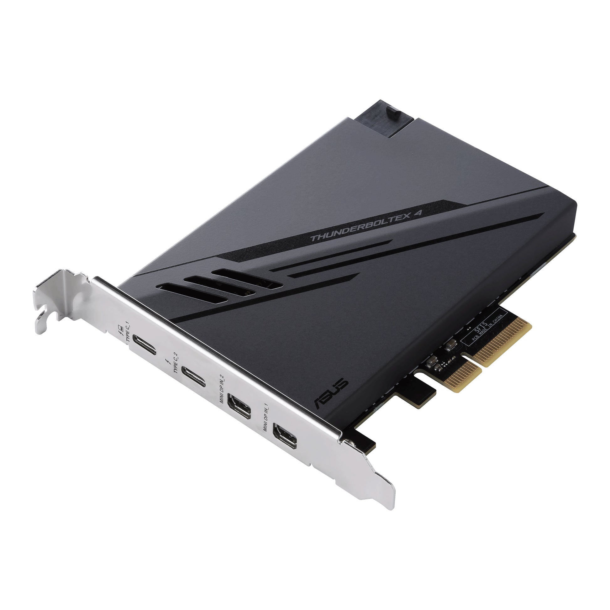 ASUS ThunderboltEX 4 PCIe 3.0 x4 – Thunderbolt 4, 40 Gbit/s, 2× USB‑C, 8K (7680 × 4320), für Windows 10 x64