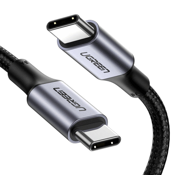 Ugreen USB-C auf USB-C Kabel – USB 2.0 (480 Mbit/s) – 1 m – PD 100 W – für MacBook, iPad, Galaxy S20 und mehr