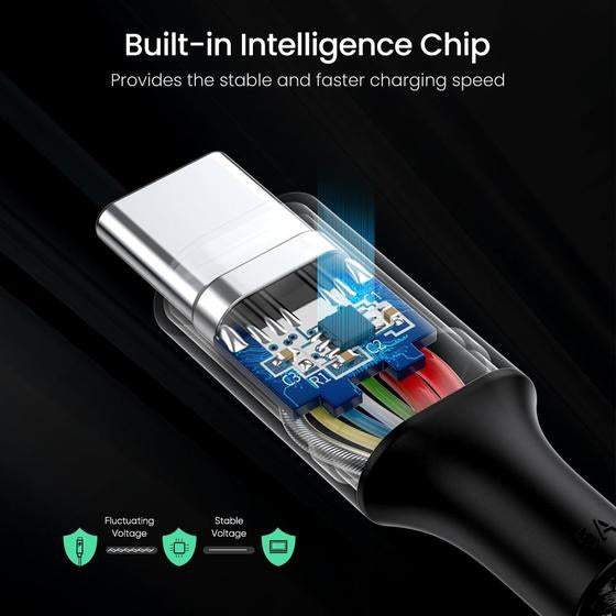 Ugreen USB-C auf USB-C Kabel – USB 2.0 (480 Mbit/s) – 1 m – PD 100 W – für MacBook, iPad, Galaxy S20 und mehr