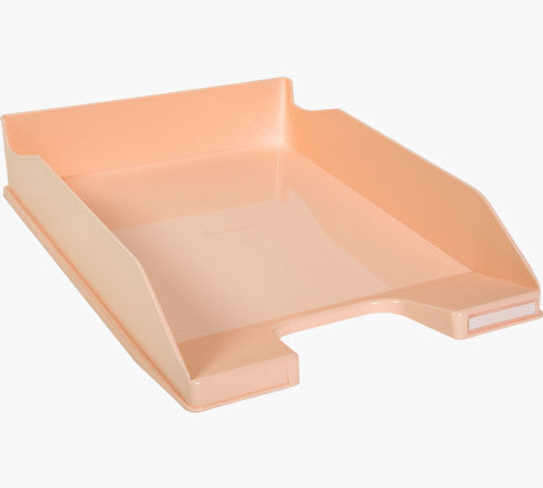 Exacompta COMBO MIDI Aquarel – Briefkorb-Set für A4+, Polystyrol, mehrfarbig, 4er-Set, 243 × 255 × 346 mm
