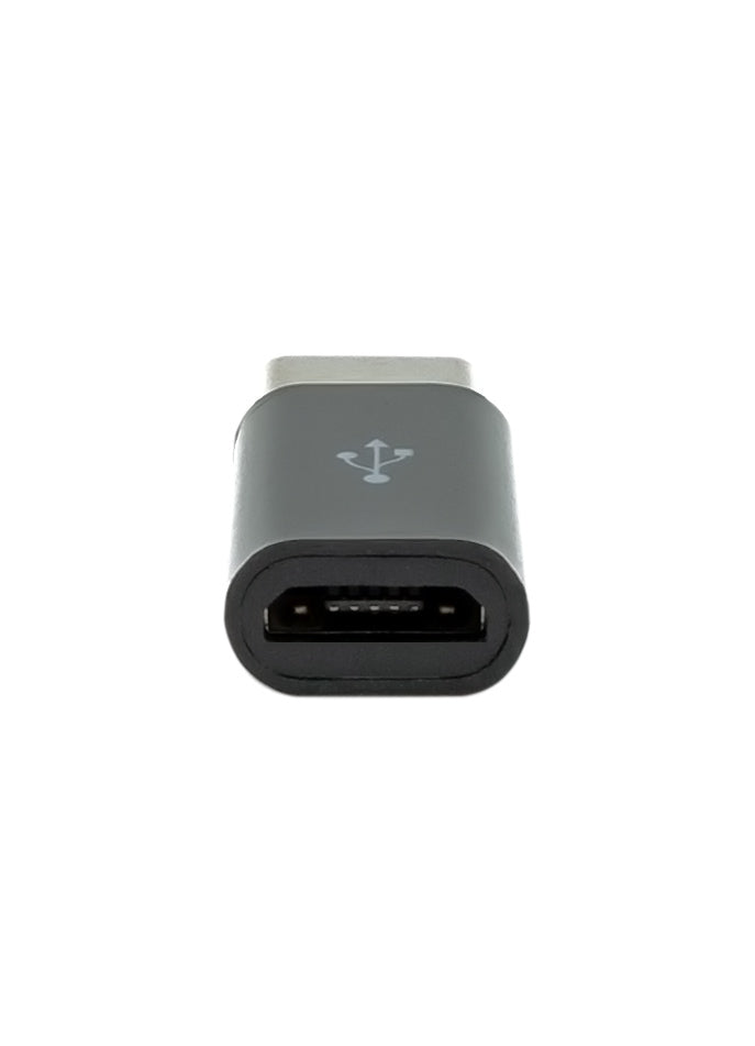 ProXtend USB-Adapter USB-C (Stecker) auf Micro-USB-B (Buchse) – Schwarz