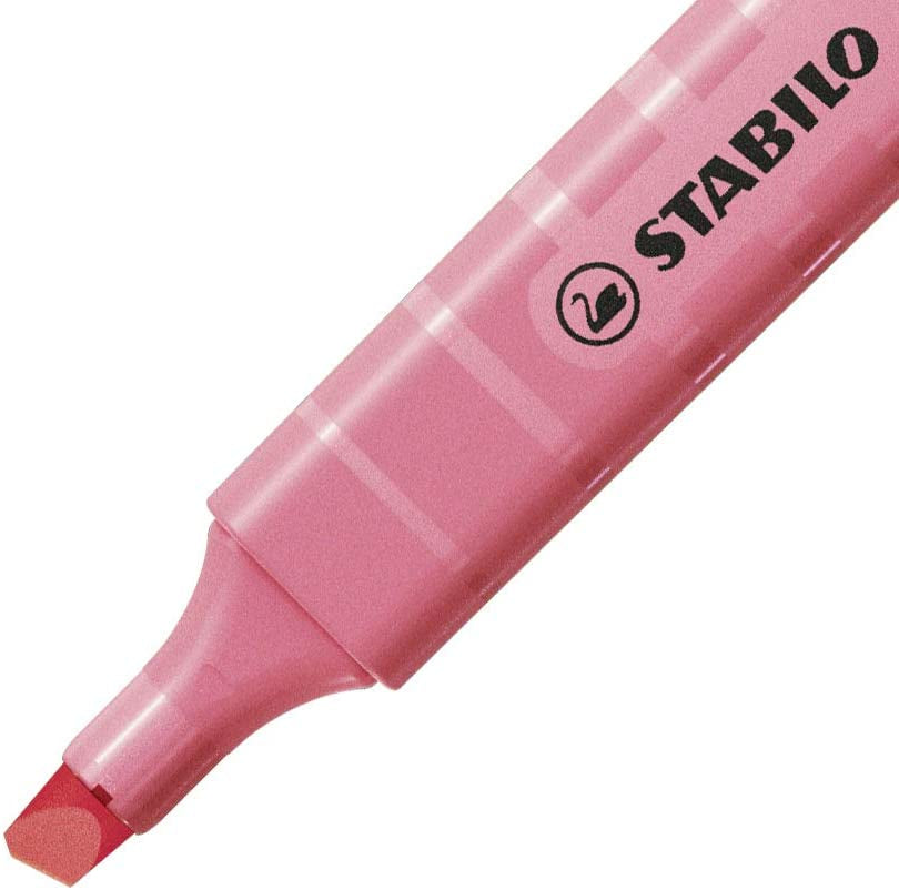 STABILO swing cool Pastel Edition Textmarker Kirschblütenrosa – Keilspitze, 1–4 mm