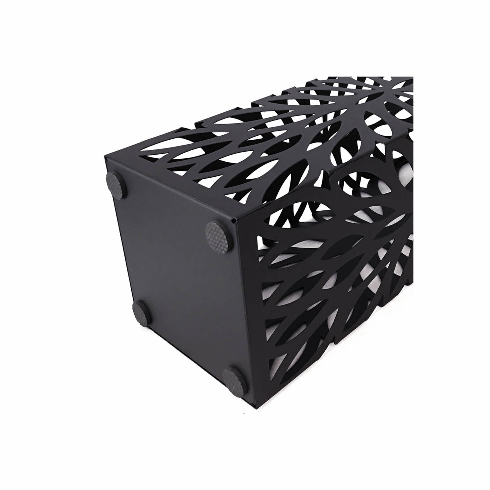 Songmics Schirmständer – Metall/Kunststoff, Schwarz, 19,5 × 19,5 × 49 cm