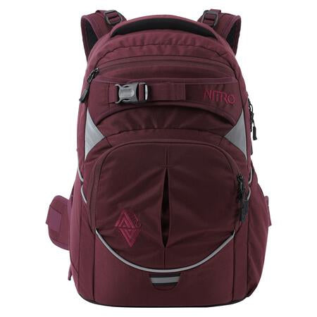 Nitro Superhero Daypack – 30 l, Rot, 44 × 30 × 22 cm, Nylon, Polyester