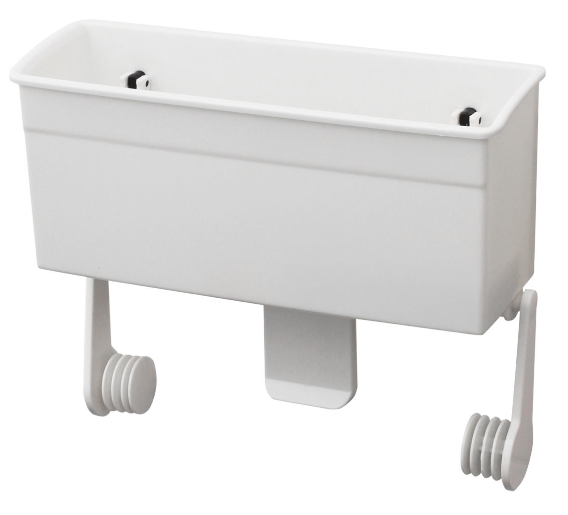 Eurotrail Handtuchrollenspender – Kunststoff, weiss, 136 × 266 × 848 mm
