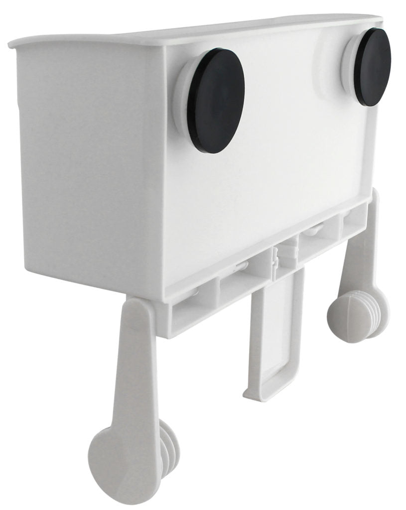 Eurotrail Handtuchrollenspender – Kunststoff, weiss, 136 × 266 × 848 mm
