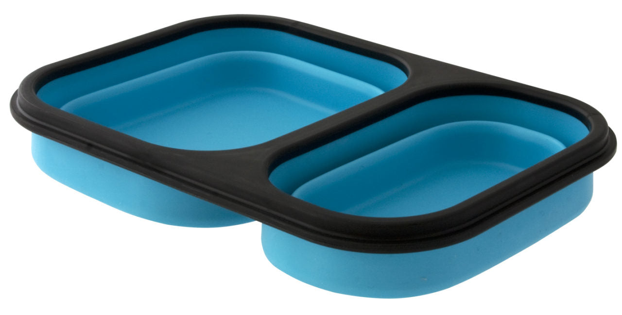 Eurotrail Lunchbox 2 l, 21 × 15 × 7 cm, Silikon, Blau