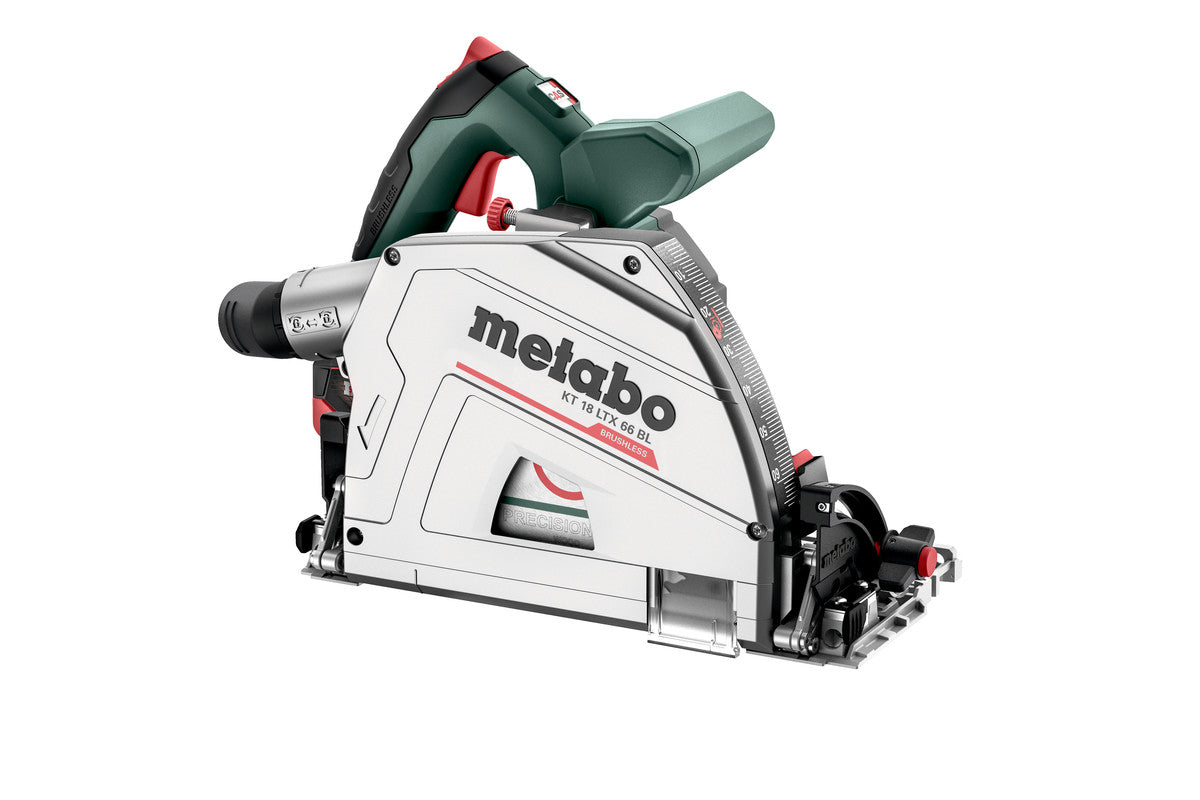 Metabo Akku-Tauchsäge KT 18 LTX 66 BL – 18 V (CAS) – Ø 165 mm – Solo – für Holz – Brushless