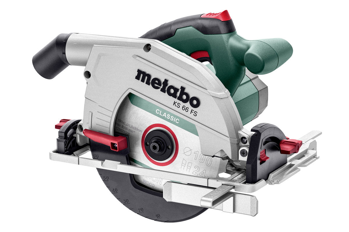 Metabo KS 66 FS Handkreissäge Krt. – Schnitttiefe 6,6 cm, 4 m Kabel