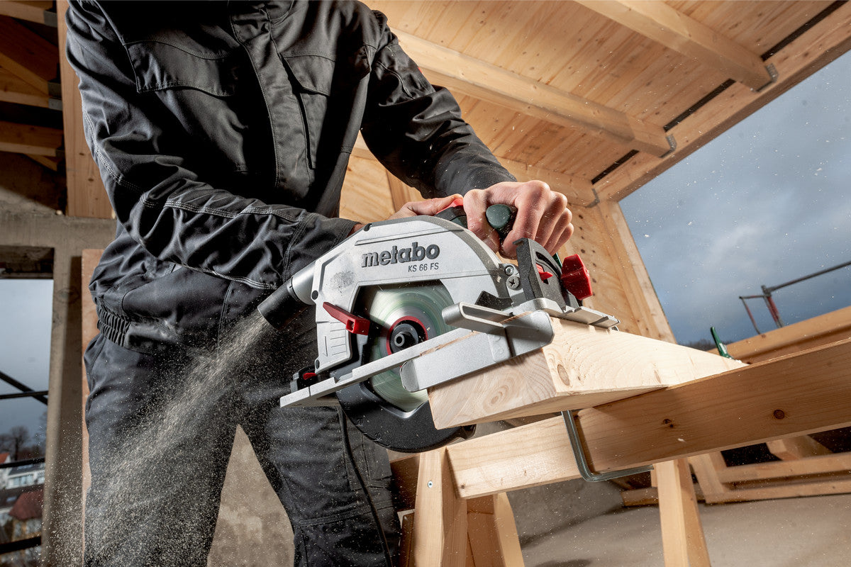 Metabo KS 66 FS Handkreissäge Krt. – Schnitttiefe 6,6 cm, 4 m Kabel