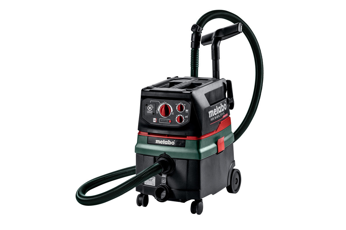 Metabo Absauganlage ASR 36-18 BL 25 M SC – 25 l, Akkubetrieb, Schlauch 4 m, 72 dB(A)