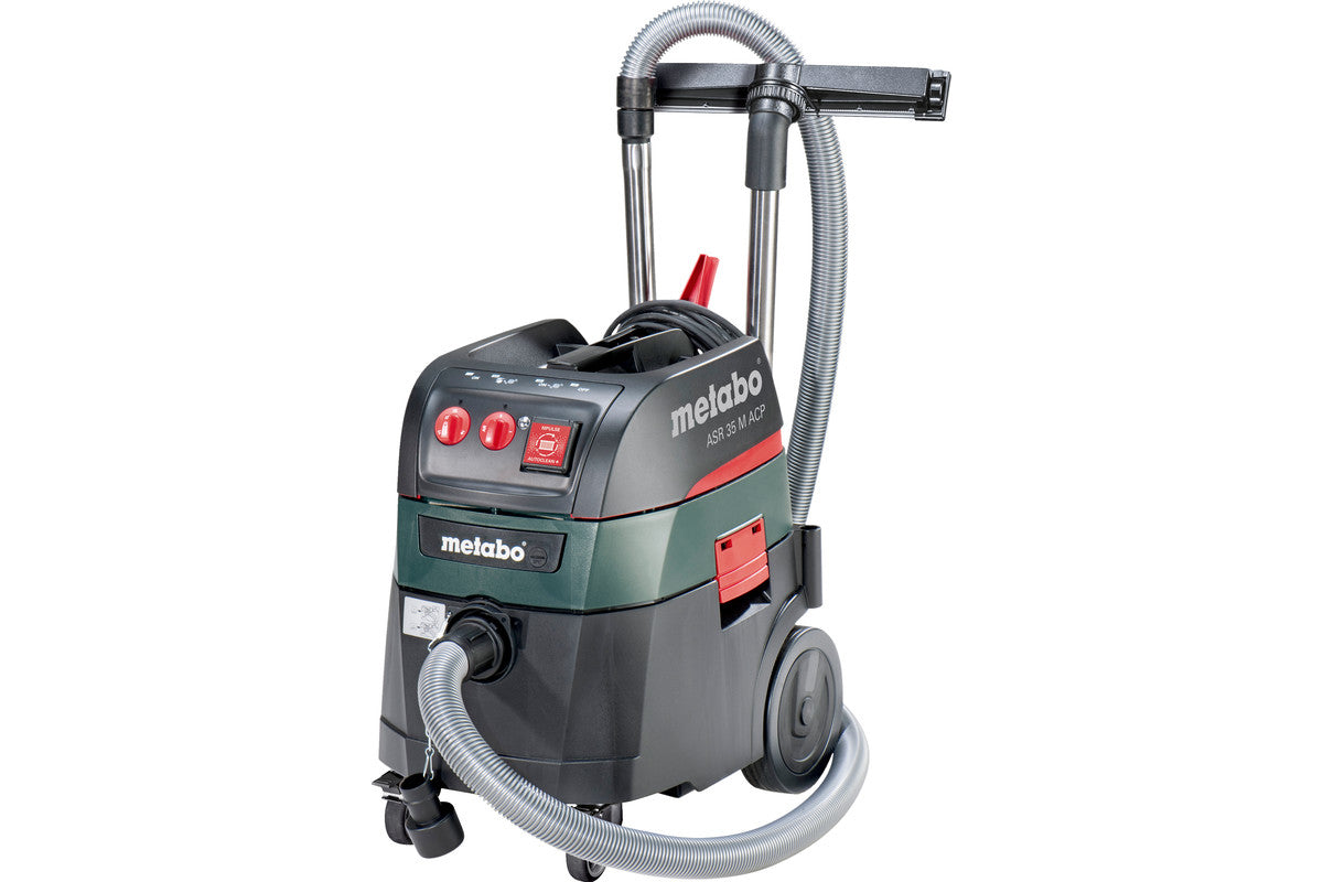Metabo Absauganlage ASR 35 M ACP – 1400 W, 35 l, Netzbetrieb, Schlauch 5,0 m
