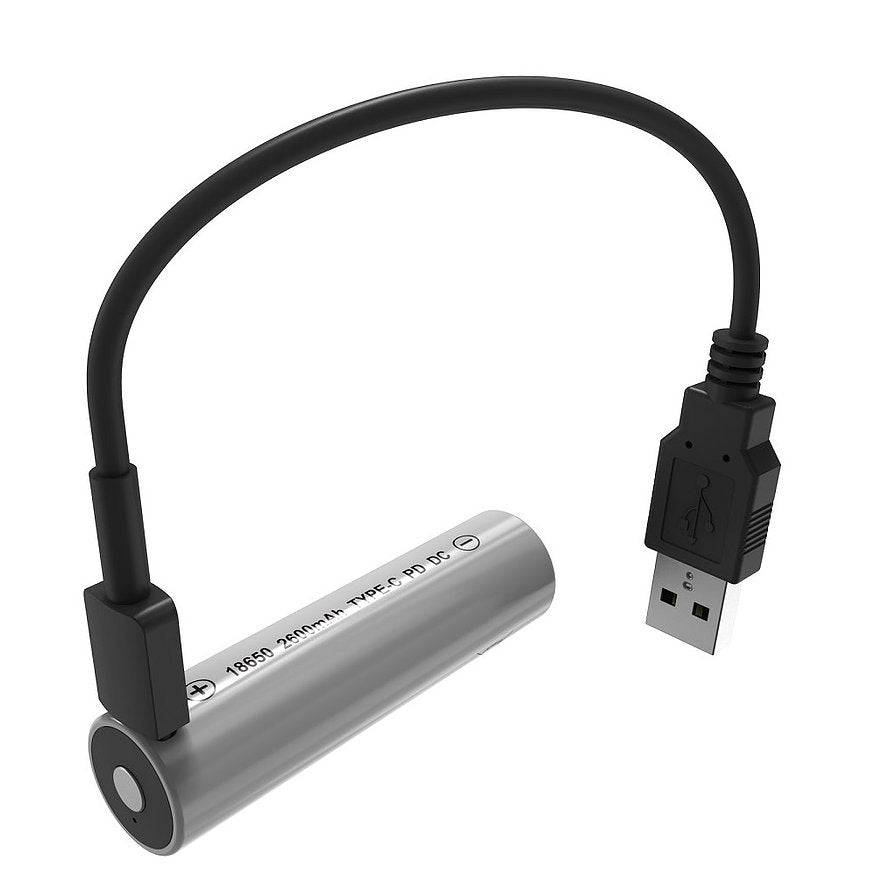 NORDRIDE Taschenlampe SPOT Defender – 1100 lm, 190 m, IP68, USB, 2600 mAh Akku, 3 Stufen, SOS – Schwarz