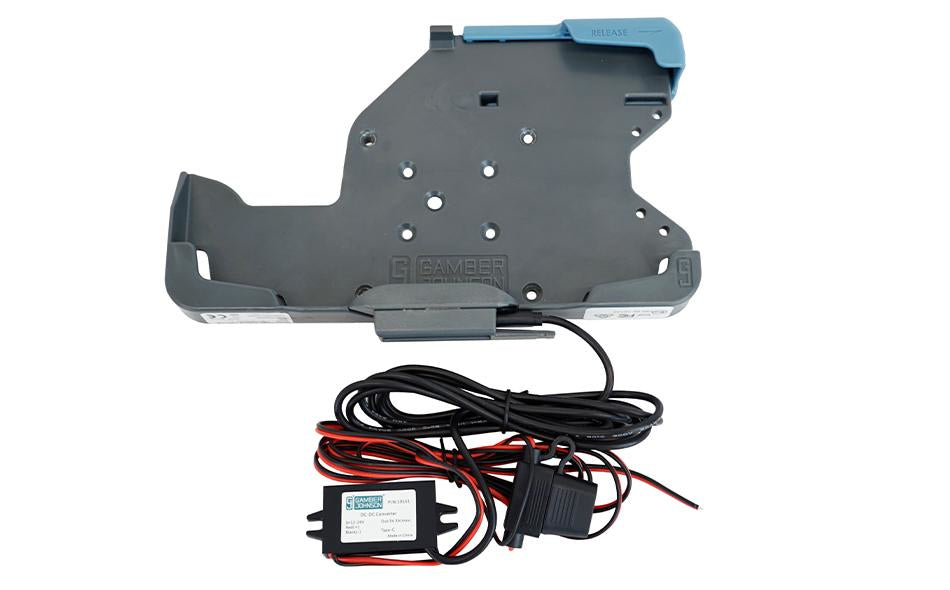 Gamber-Johnson 19161 Netzteil 24 W (5 V/3 A) – 12–24 V – USB‑C, Bare‑Wire – für Galaxy Tab Active2/Active3