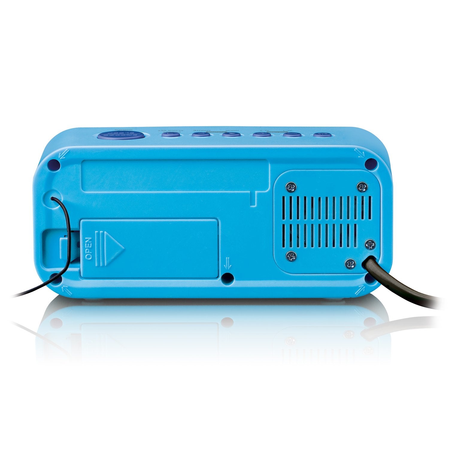 Lenco CR-205 – UKW Radiowecker – Blau