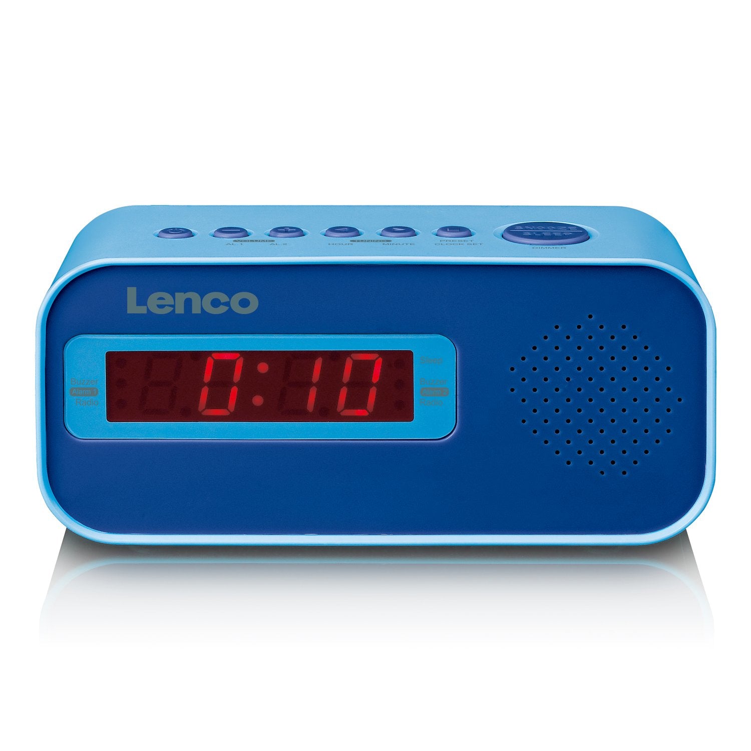 Lenco CR-205 – UKW Radiowecker – Blau