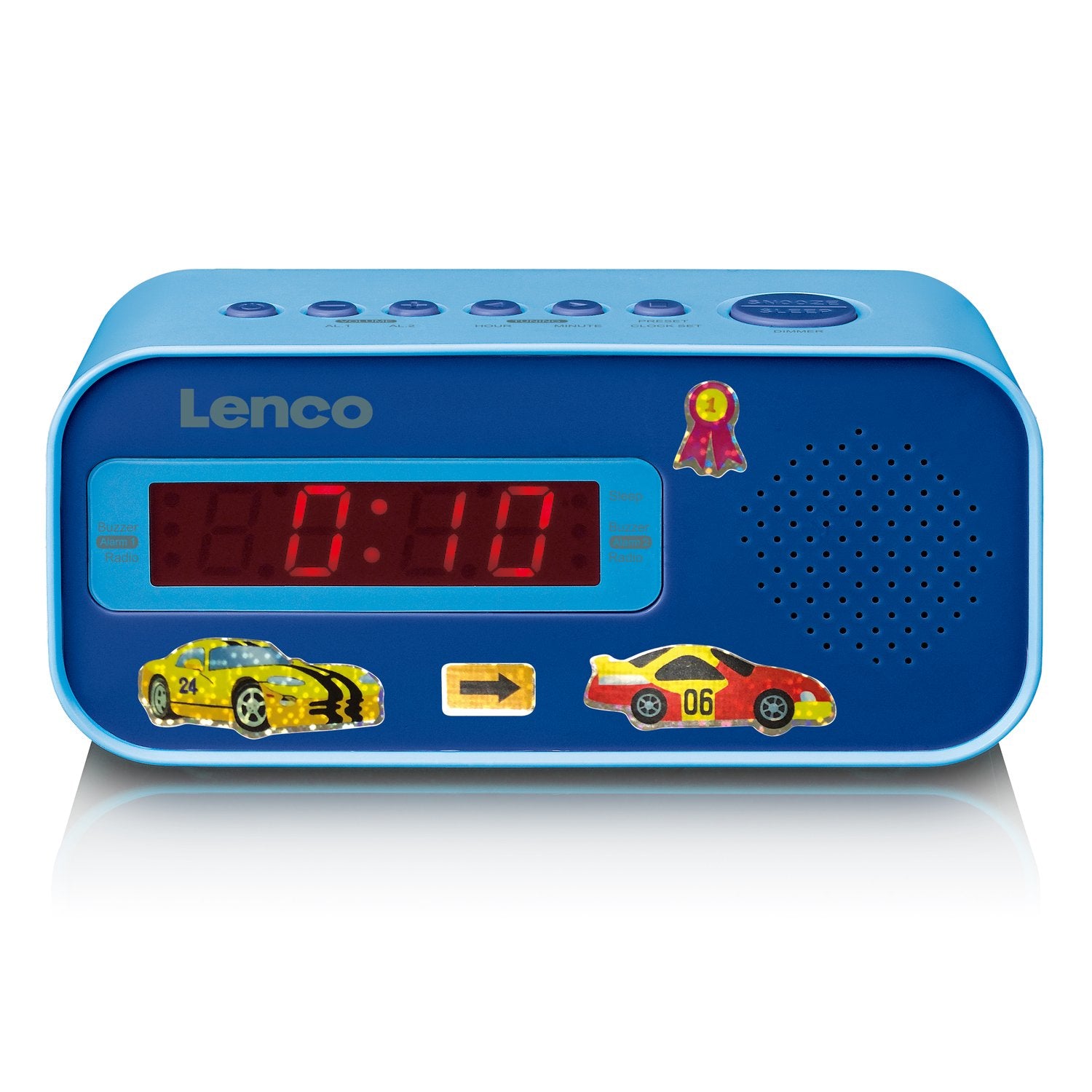 Lenco CR-205 – UKW Radiowecker – Blau