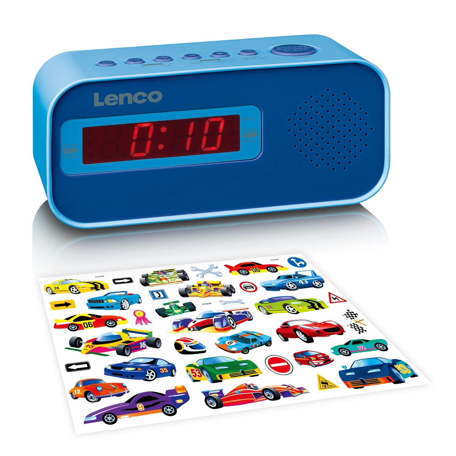 Lenco CR-205 – UKW Radiowecker – Blau